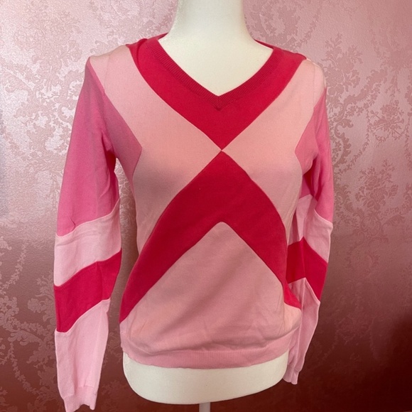 Moschino Cheap and Chic - Multi Pink Sweater - Picture 1 of 5